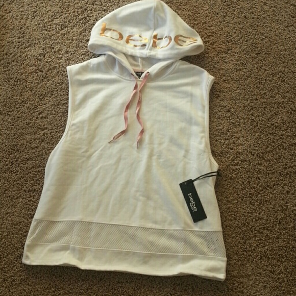 bebe Tops - Bebe sport sleeveless hoodie